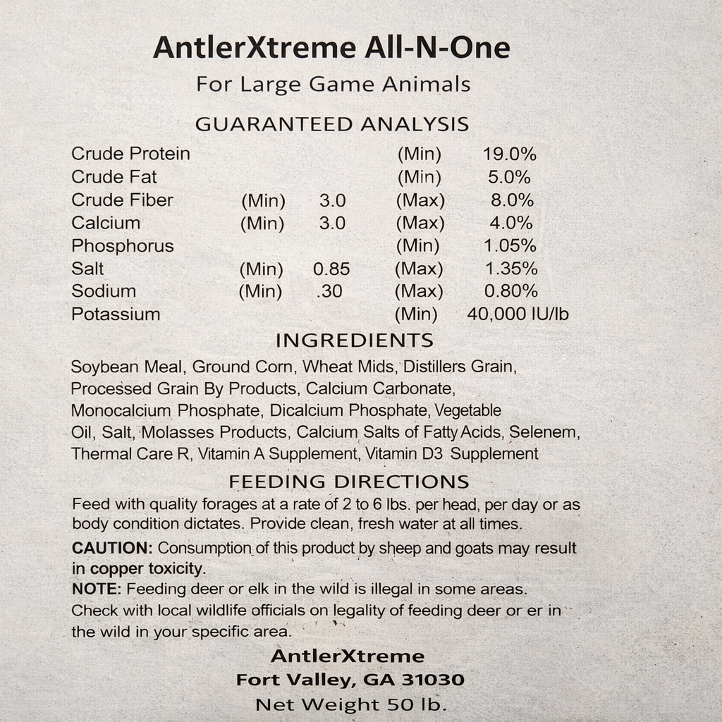 AntlerXtreme All-In-One Protein Feed